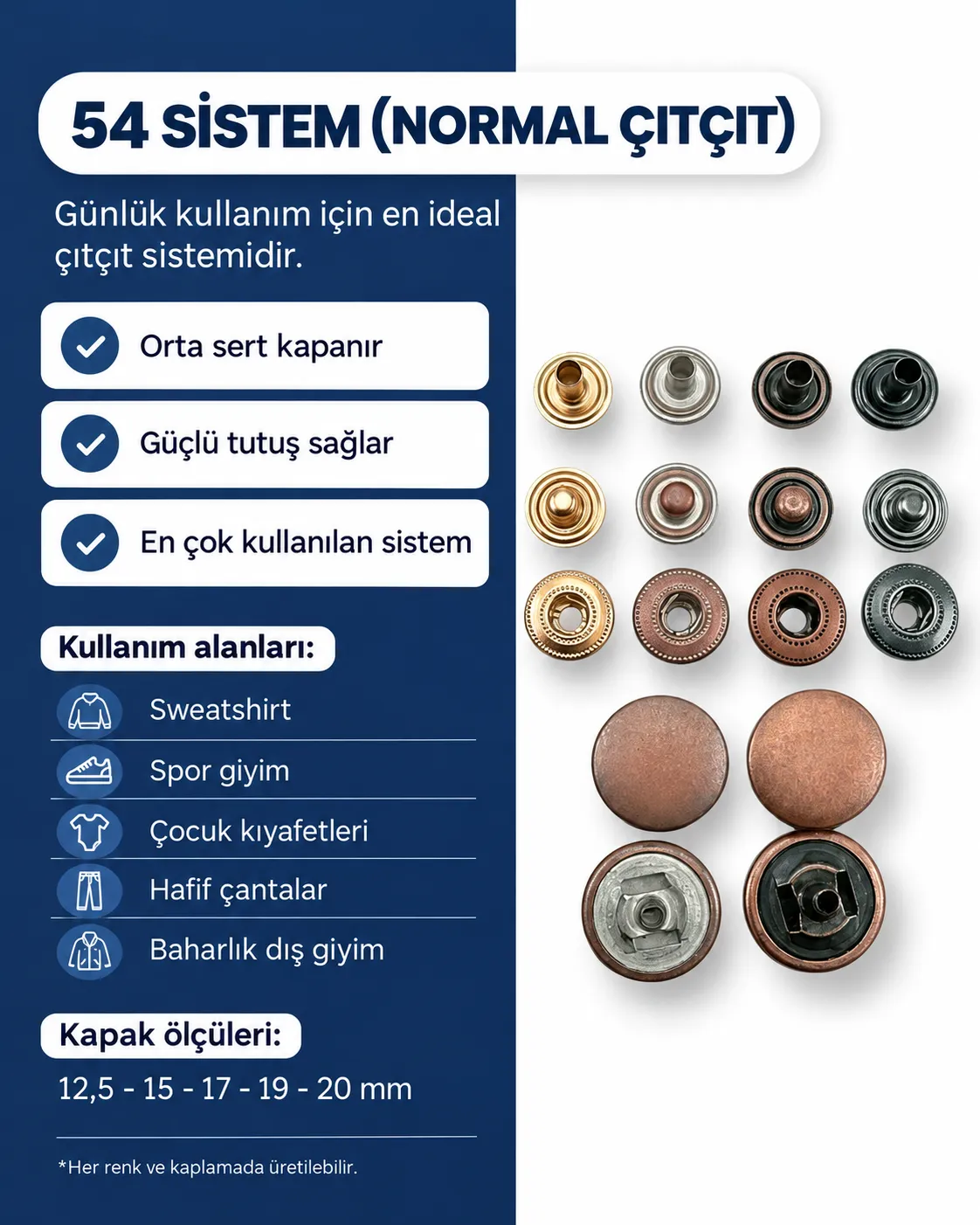54 sistem çıtçıtlar